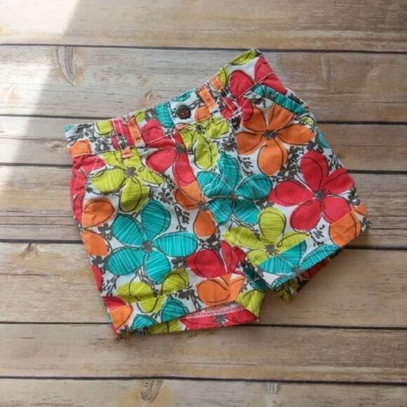 Cherokee Floral Print Shorts -18M - Picture 1 of 1